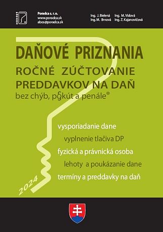 E-kniha: Daňové priznanie + vyplnené vzory a tlačivá