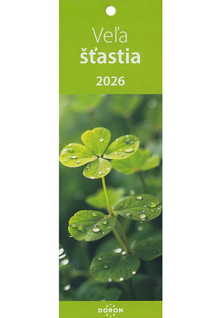 Kalendár: Veľa šťastia, nástenný - 2026