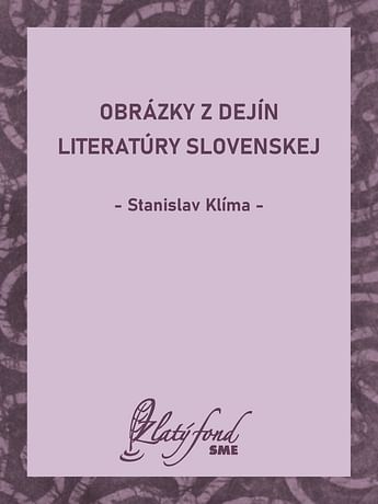 E-kniha: Obrázky z dejín literatúry slovenskej