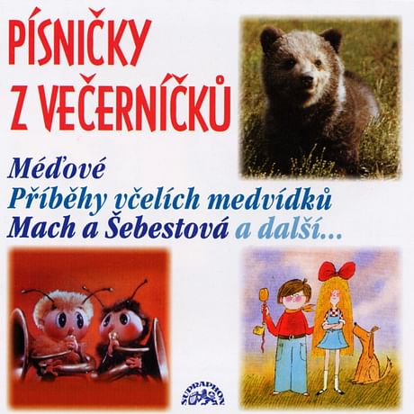 Audiokniha: Písničky z Večerníčků - Včelí medvídci, Mach a Šebestová, Méďové atd.