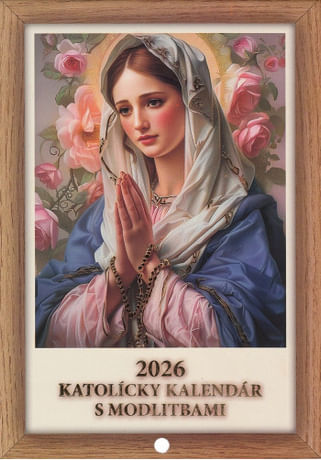 Kalendár: katolícky, nástenný s modlitbami - 2026 (JH)