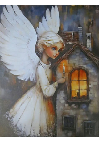 Obraz na plátne: Anjel (40 x 30)