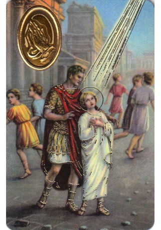 Kartička: svätý Tarzícius