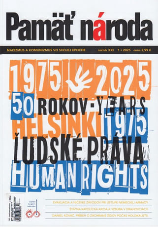 Časopis: Pamäť národa 1/2025