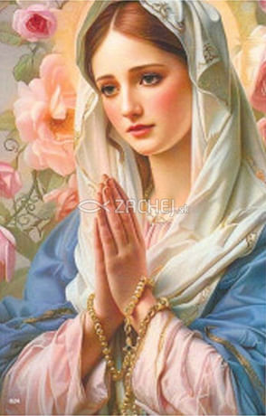 Obrázok: Modlitba k Ružencovej Panne Márii