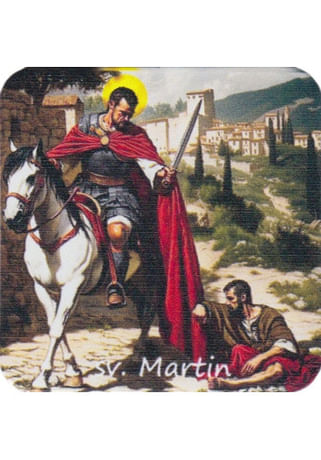 Magnetka: svätý Martin na koni