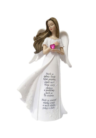 Anjel: Nech sa splnia Tvoje tajné priania - 18,5 cm