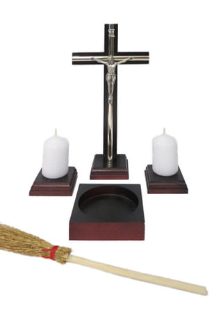 Komplet: s lištou, drevený - tmavý