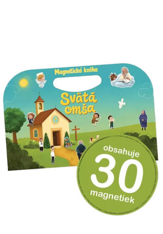 Magnetická kniha - Svätá omša (+ 30 magnetiek)