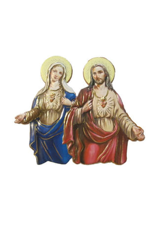 Magnetka: Nepoškvrnené Srdce Panny Márie + Božské Srdce Ježišovo