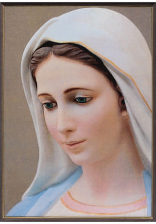 Obraz na dreve: Panna Mária Medžugorská (A5)