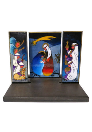 Betlehem: skladací (10 x 13 cm)