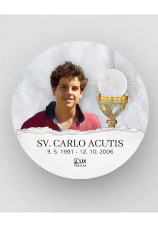Magnetka: svätý Carlo Acutis