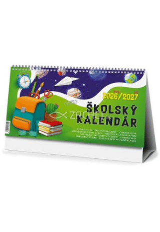 Kalendár: školský, stolový - 2026/2027 (PG)