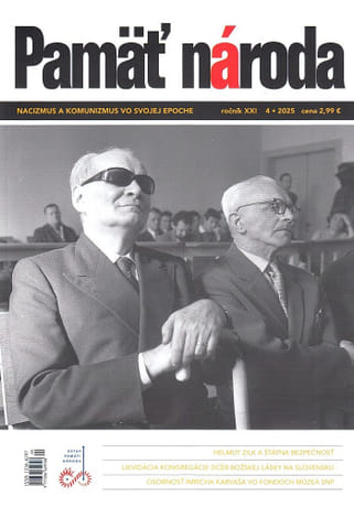 Časopis: Pamäť národa 4/2025