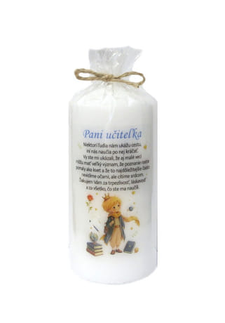 Sviečka: Pani učiteľka (340 g)