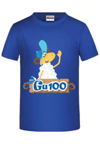 Tričko: GU100, modré - 98-104