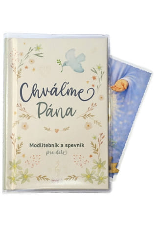Sada: kniha Chváľme Pána + obal + obrázok