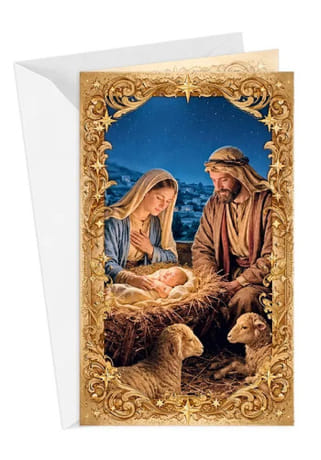Pozdrav: Betlehem - bez textu (11-6578)