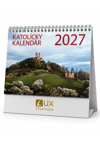 Kalendár: katolícky, stolový - 2027 (TV Lux)