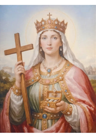 Obraz na plátne: svätá Helena (40 x 30)