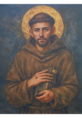 Obraz na plátne: svätý František z Assisi (40 x 30)