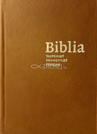 Biblia - Ekumenický preklad bez DT kníh v koži