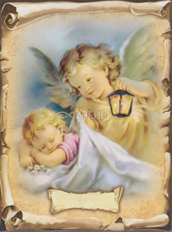 Obraz na dreve: Anjel s lampášom (505)